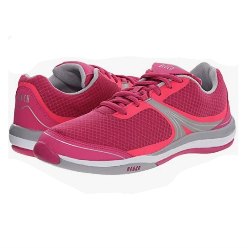 Bloch Women's Element Athletic Shoe  Size 11.5 ‎ 11½ Pink Grey
